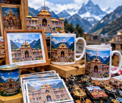 Temple souvenirs and mementos
